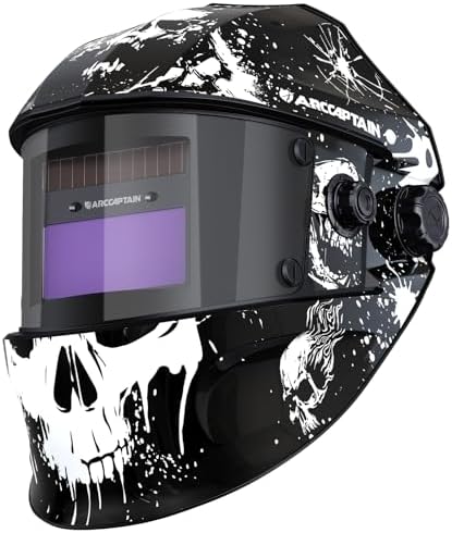 ARCCAPTAIN Welding Hood, 1/1/1/1 True Color Auto Darkening Welding Helmet