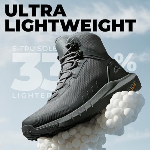 NORTIV 8 Men's Tactical Hiking Boots Lightweight Cushion
