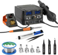820W Digital Soldering Station Kit 2 In 1 Hot Air Rework Station