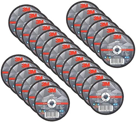 3M Silver Cut-Off Wheel, 87458, 60+, T1, 3 in x 0.035 in x 3/8 in