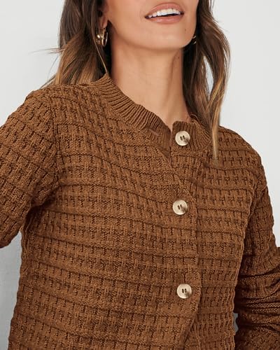 PRETTYGARDEN Women's Fall Lightweight Cardigan Sweaters