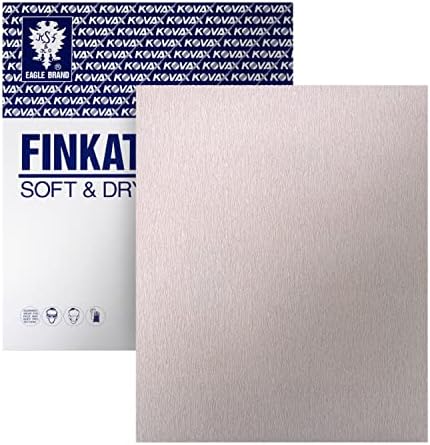 Eagle 9x11 Aluminum Oxide Finkat Soft & Dry Sanding Sheets, Flexible Back, Grit P320, 116-0320, 100 sheets