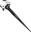MAXPOWER 16-inch Adjustable Construction Spud Wrench, 4 in 1 Multifunctional Use for Adjustable Wrench and Hammer, Max Jaw Capacity up to 1.57"
