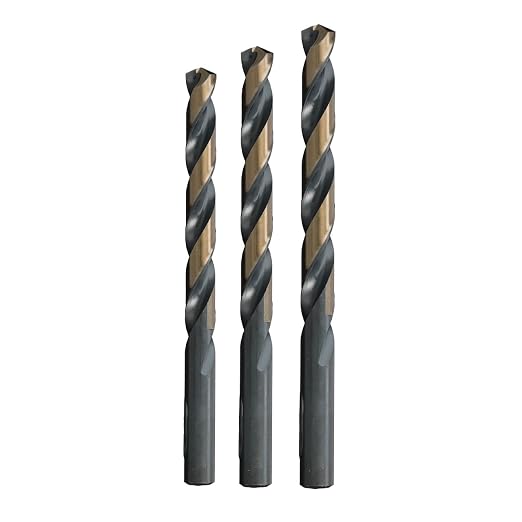 Drill America - KFD29J-PC 29 Piece Heavy Duty High Speed Steel Drill Bit Set with Black and Gold Finish in Round Case (1/16" - 1/2" x 64ths), KFD Series