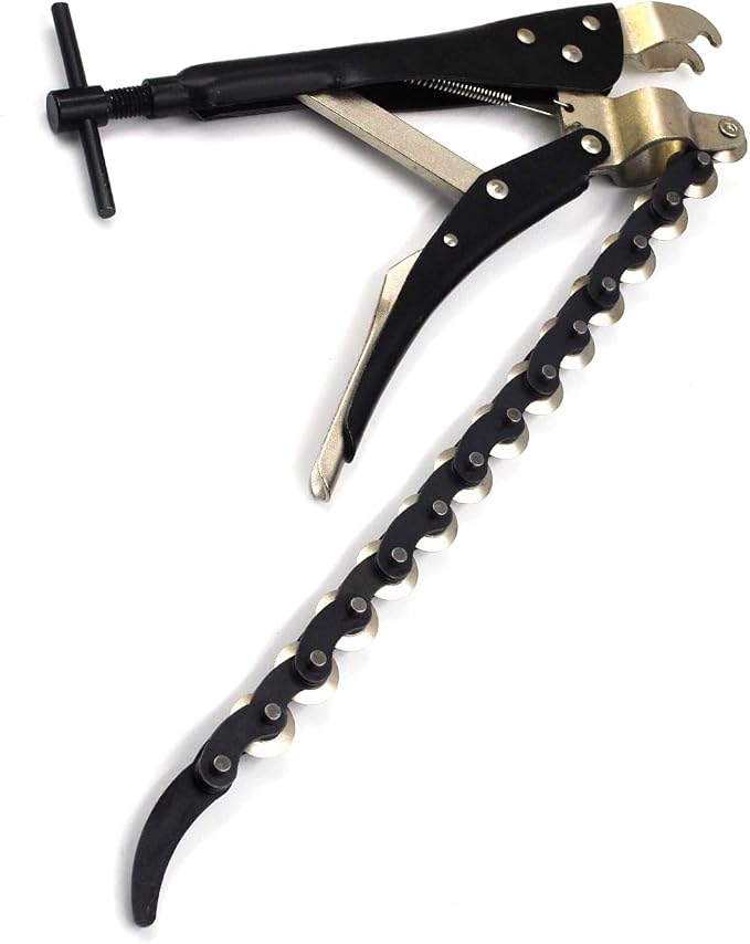Exhaust Tube Chain Cutter, 0.6" to 3.3" Tailpipe Cutter, Tube Cutting Pliers for Cutting Exhaust Pipe Copper Pipes