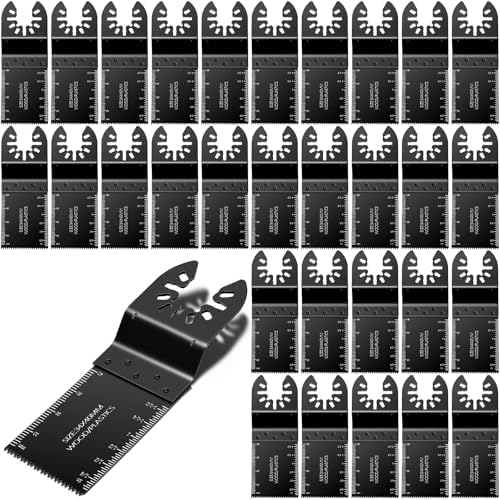 200Pcs Multitool Blades Set – Oscillating Saw Blades and Multi Tool Blades for Wood&Soft Metal with Quick Release Interface,Fits DeWalt,Milwaukee,Makita,Dremel,Ryobi,Craftsman,Fein,Bosch OIS and More