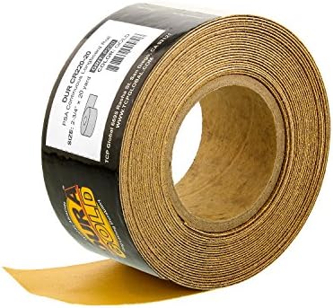 Dura-Gold Pro Series Super Flex Longboard Hand Sanding File Block with Hook & Loop Backing and PSA Backing Adapter Pad & 220 Grit PSA Longboard Sandpaper 20 Yard Roll, 2-3/4" Wide