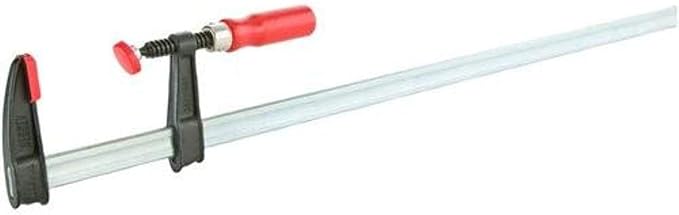 BESSEY Light Duty Tradesman's Bar Clamp - 2.5x30 In - TGJ2.530 - Woodworking Clamps with Wooden Handle, Ideal for Home Improvement & Workbench Projects, carpentry and Cabinetry