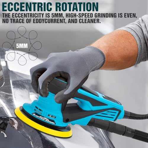 Autolock 350W Electric Random Orbital Sander with 5 & 6 Inch pads 1pcs