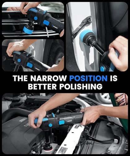 Mini Buffer Polisher, 750W Rotary Polisher 2"/3"/5" Plate for Car Detailing