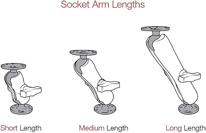 RAM MOUNTS Tough-Claw Medium Clamp Mount with C Size 1.5" Ball Base
