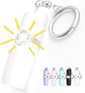 Securityman Personal Alarms for Women | Loudest Safety Alarm Keychain (130dB Siren and SOS Strobe Light) Everyday Personal Safety Devices for Women - White