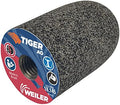 Weiler 68329 TIGER AO TYPE 18R Round Tip Portable Grinding Plug, A24-R, 2" X 3" X 5/8-11, (Pack of 12)