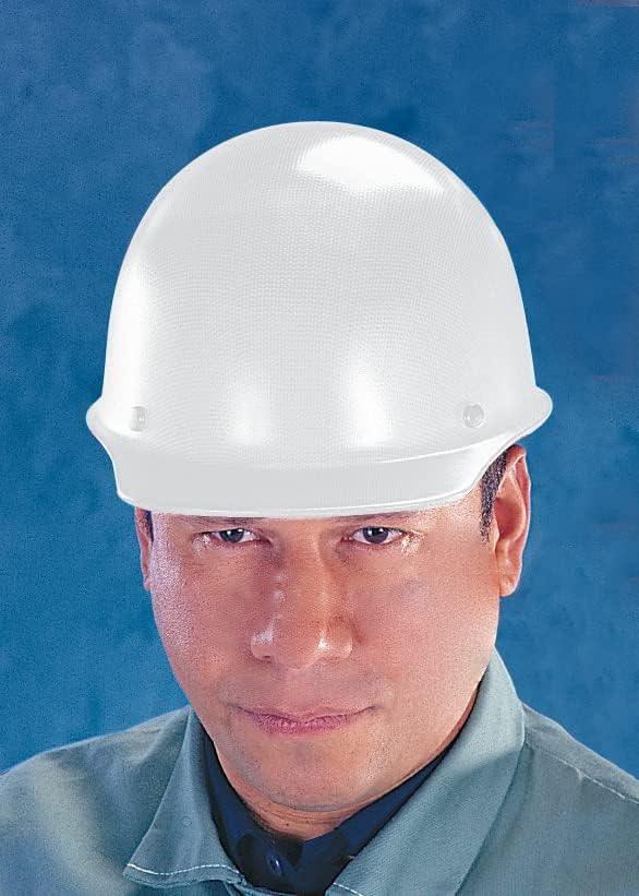 MSA Skullgard Cap Style Safety Hard Hat with Suspension - Non-Slotted Cap, Made of Phenolic Resin, Radiant Heat Loads up to 350F | Staz-On Pinlock Suspension