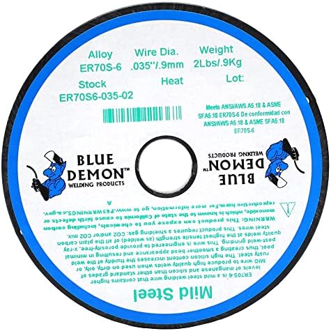 Blue Demon ER70S6 X .035 X 2 LB MIG Carbon Steel Welding Wire