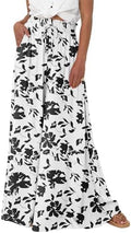 BTFBM Wide Leg Flowy Palazzo Pants for Women