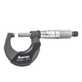 Starrett Outside Micrometer with Advanced Sleeve Design, Satin Chrome Finish and Insulated Frame - Quick and Easy Adjustment, 0-1" Range, .0001" Graduations - T444.1XRL-1