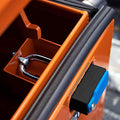 PACLOCK's 10-Series Universal Jobsite Box Lock, High Security Rotating Disc, Manufacturer-Controlled Key Assigning, Exclusive Key Number, U-Pick! Keyed Alike w/ 1 Key, Black