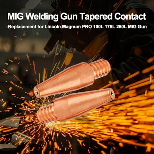 Tapered Contact Tips KP2744-030T 0.030'' MIG Welding Gun compatible with for Lincoln Electric Magnum PRO 100L 175L 250L MIG Gun 20kp