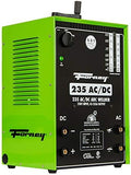 Forney 235 AC/DC Stick Welder, Arc Welder,230-Volt, 230/ 180 Amp , Green - 314