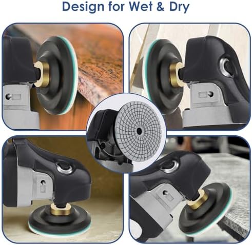 Diamond Polishing/Sanding Pads 4 Inch Wet/Dry 50-10000 Grit