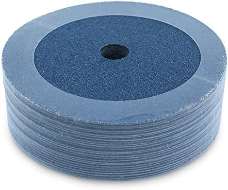 BHA 7" x7/8" Zirconia Resin Fiber Discs, 120 Grit - 25 Pack