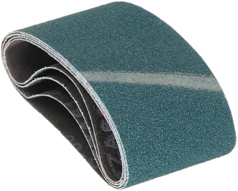 4 Pcs Sanding Belts 3 x 21 Inch 60 Grit Zirconia