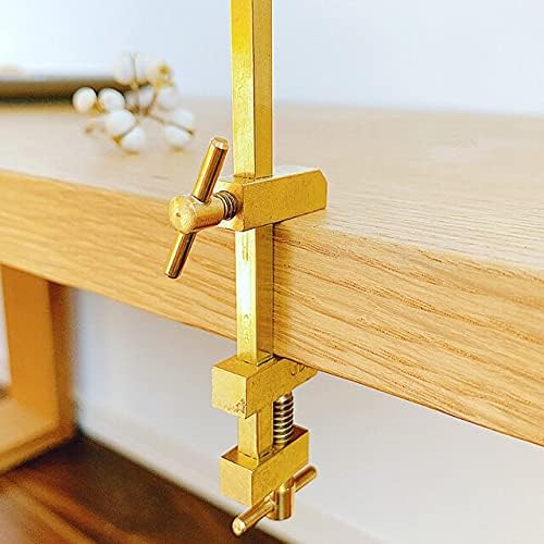 KAKURI Bar Clamps for Woodworking 6" HATAGANE Japanese Wood Clamps, Metal Parallel Clamps Tool Set 2 Pcs, Brass Gold, Made in JAPAN