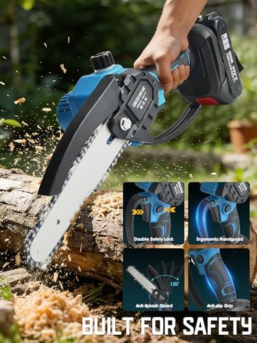 Chainsaw & 2-in-1 Cordless Pruning Shears Set - Cordless Pole Saw