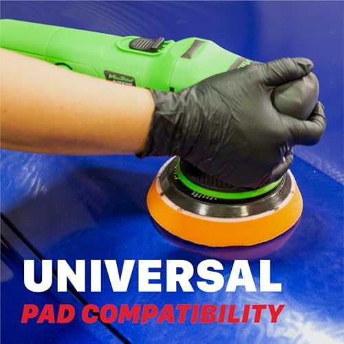 Maxshine M8S V2 Dual Action Polisher Green – 8mm Throw Random Orbital Buffer, 1000W Detailing Machine with 5″ Backing Plate – 6-Speed, 5/16″ Thread for Car, Truck, SUV & Boat Paint Correction
