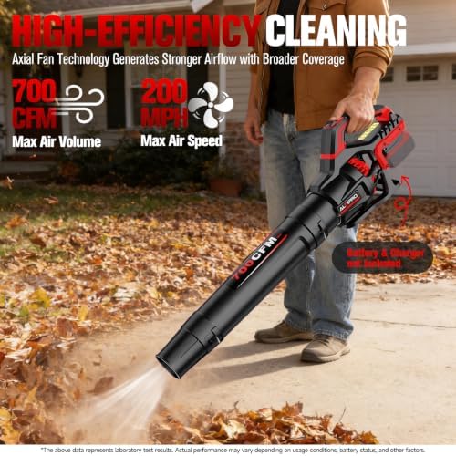 700 CFM Leaf Blower Compatible with Milwaukee M18 Battery (Bare Tool)