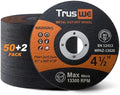 4-1/2 Inch Cut Off Wheels, 52 Count Ultra Thin Metal Cutting Discs for Angle Grinders, 0.045 x 7/8 Inch, for Steel and Stainless Steel, Up to 13,300 RPM