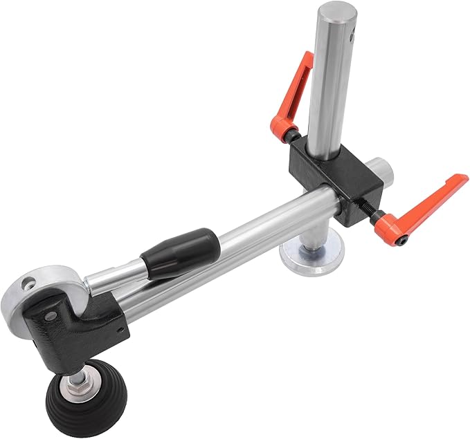 Table Saw Presser & Eccentric Press Manual Clamp, Heavy Duty T-Clamp Structure for Thick Wood, Portable, Adjustable Workbench Tool for Woodworkers & DIYers