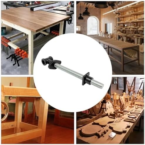 Vise Screw, DIY Vise Tool, Workbench Vise Screw, DIY Vise Tool,Solid Steel Main Screw with a Cast Iron Body Construction