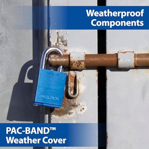PACLOCK's 3-Series Padlock, UCS, 3/8" Diameter Hard. Stainless Steel Shackle, 2-1/2" Tall, High Performance 6-Pin Cylinder, One Lock Keyed to a Number U-Pick! w/ 2 Keys, Green