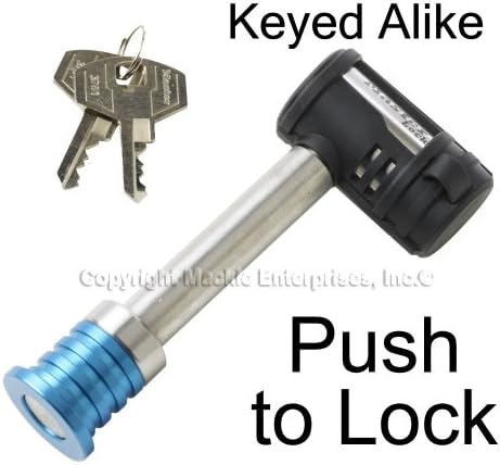 Master Lock - 2 Trailer Locks Keyed Alike 2KA-1480-377