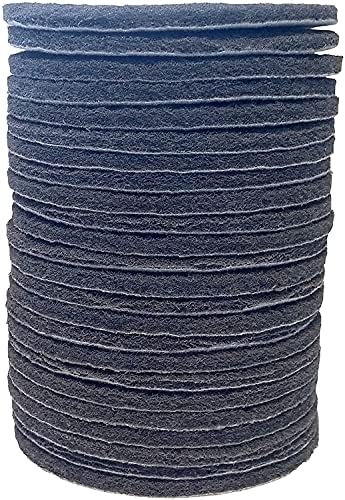 STARCKE 6 Inch Non Woven Surface Conditioning Discs Grey Ultra Fine 50 Pack