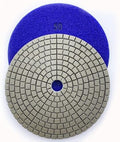 7" Pro Series Dry Stone/Concrete Polishing Pads, Turbo Style, 50 Grit