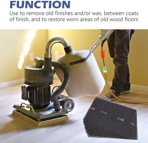 HUAALIUCHE 12"x18" 60 Grit Sanding Screen Sheets (20-Pack) – Professional Silicon Carbide Mesh for Hardwood Floor Screening, Drywall Sanding, and Aggressive Finish Removal – Reusable & Clog-Resistant