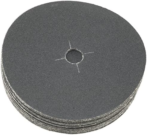 Sungold Abrasives 87505 Plain Backed Edger Sanding Discs for Floor Sanders 60 Grit Heavyweight Silicon Carbide Paper with 7" x 7/8" Center Hole (50 Pack)