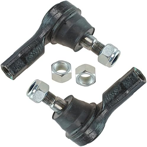 TRQ Front Steering & Suspension Kit Control Arm with Ball Joint Tie Rod Compatible with 1994-1997 Ford Aspire