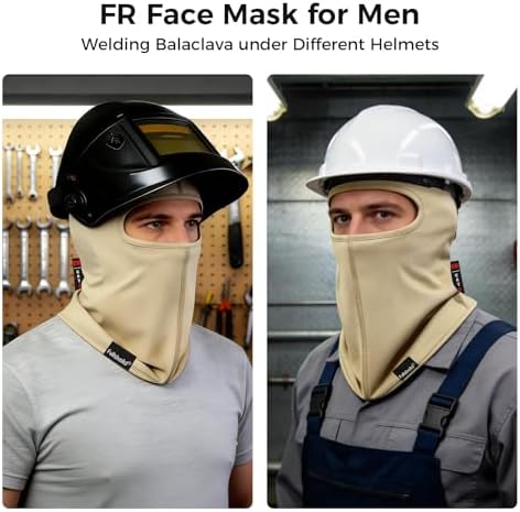Fullsheild FR Balaclava Face Mask for Men Flame Resistant Hood Welding Cap