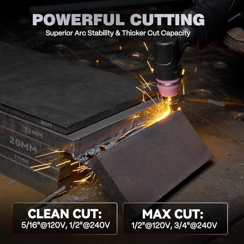 ARCCAPTAIN iControl CUT55 Pro Plasma Cutter Machine, 55Amp, 120V/240V