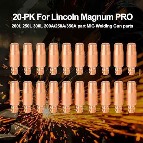 20-PK Contact Tip KP2744-035 .035" For Lincoln Magnum PRO 200L 250L 300L 200A/250A/350A part MIG Welding Gun parts