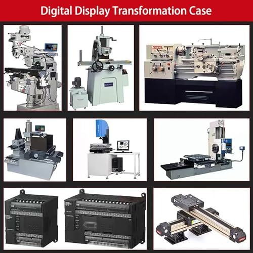 DRO Digital Readout 2 Axis 3 Axis 7″ LCD Screen DRO Readout Display Linear Scale for Bridgeport/Knee Mill Milling Machine Lathe Machine Tools (DRO-3MS-LCD)