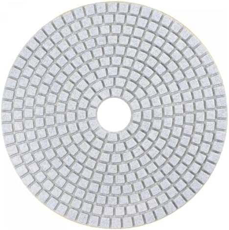 Diamond Polishing Pad, 7 inch 180 mm 800 Grit Sanding Discs for Grinder & Polisher, Hook and Loop Backing Pad for Grinding Buffing Granite Marble Concrete Stone (1 Piece)