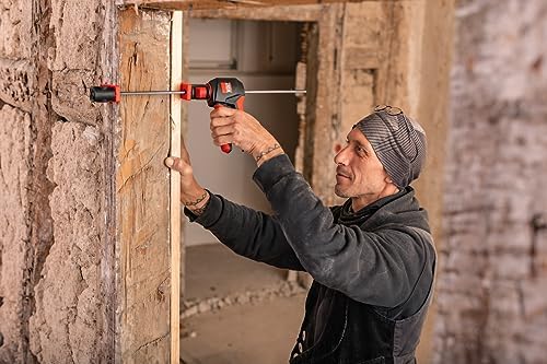 BESSEY EZ360-15 Single-Handed Clamp with Rotating Handle, Span 150 mm, Projection 80 mm, Easy Overhead Work, Innovative 360° Rotating Mechanism, Weight 0.78 kg
