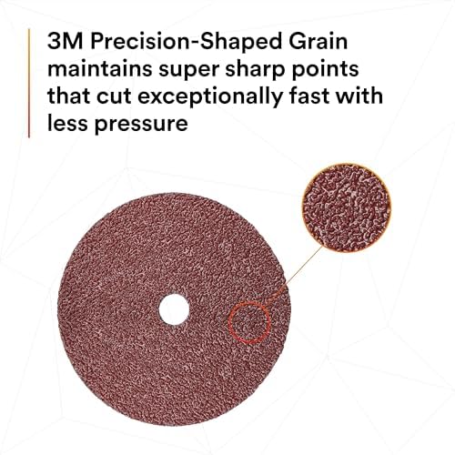 3M Cubitron II Fibre Disc, 982C, 60+, 4-1/2 in x 7/8 in, Die 450E