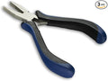 HURON Precision Pliers, Springloaded, Flat Nose, 4.75 In (1/3/10/25/100 pc) (3pc)