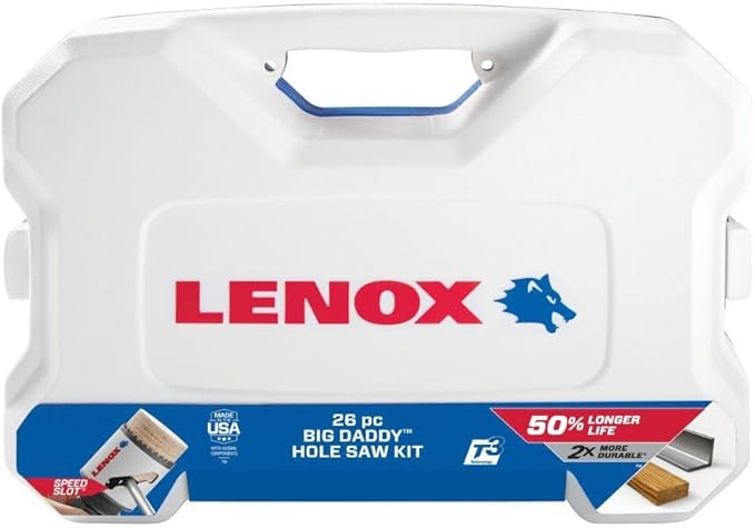 Lenox 26-Piece Bi-Metal Hole Saw Kit